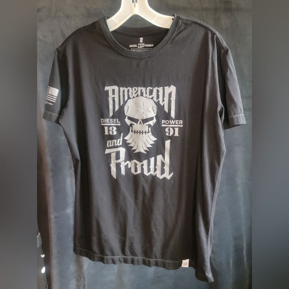 NWOT Diesel Power Gear American and Proud men's shirt